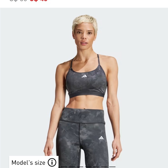 Adidas bra size small C/D - Picture 2 of 4